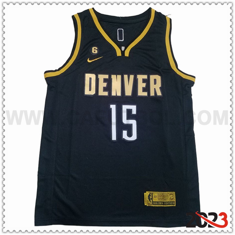 Camisetas Denver Nuggets (JOKIC #15) 2023/24 Negro -03