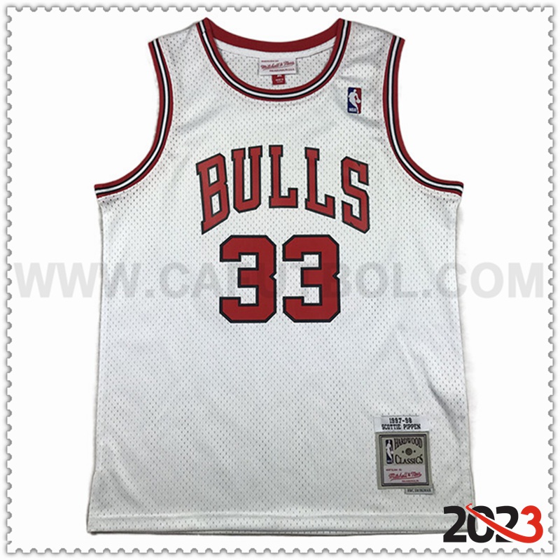 Camisetas Chicago Bulls (PIPPEN #33) 2023/24 Blanco