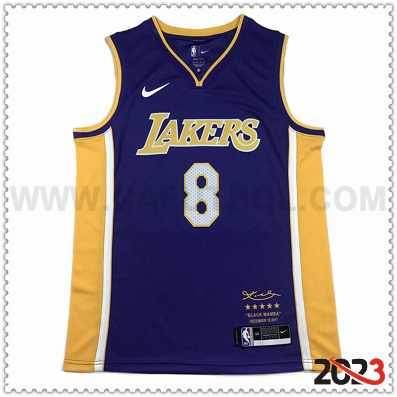 Camisetas Los Angeles Lakers (BRYANT #8) 2023/24 Azul marino