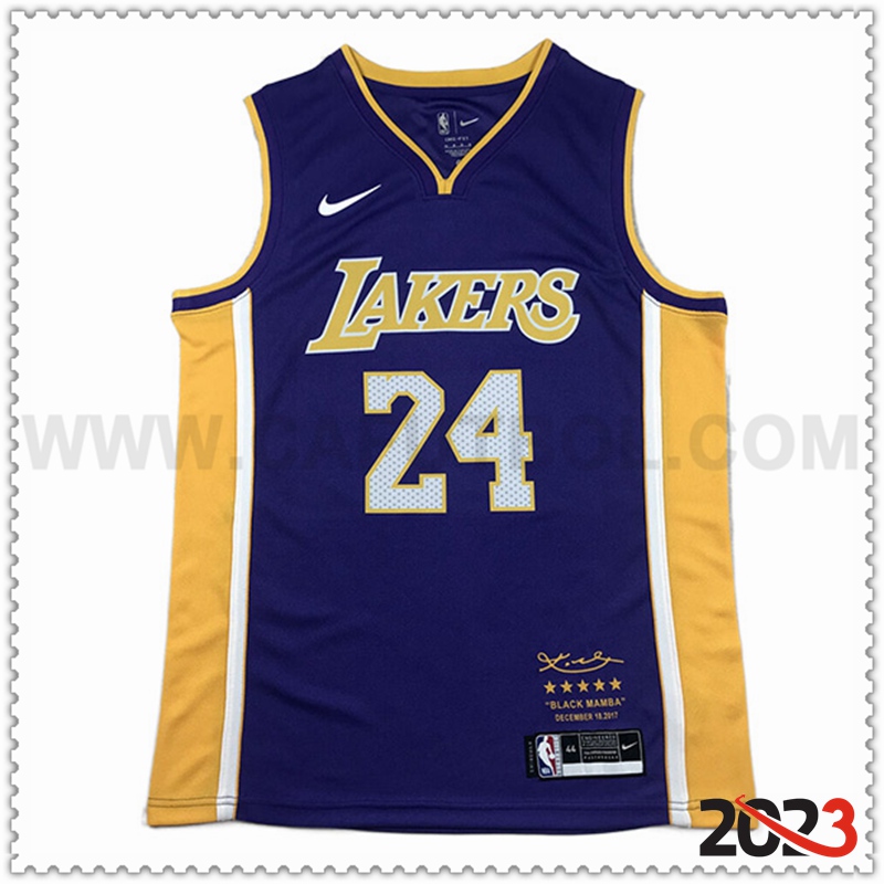 Camisetas Los Angeles Lakers (BRYANT #24) 2023/24 Azul marino