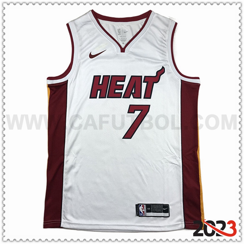 Camisetas Miami Heat (LOWRY #7) 2023/24 Blanco