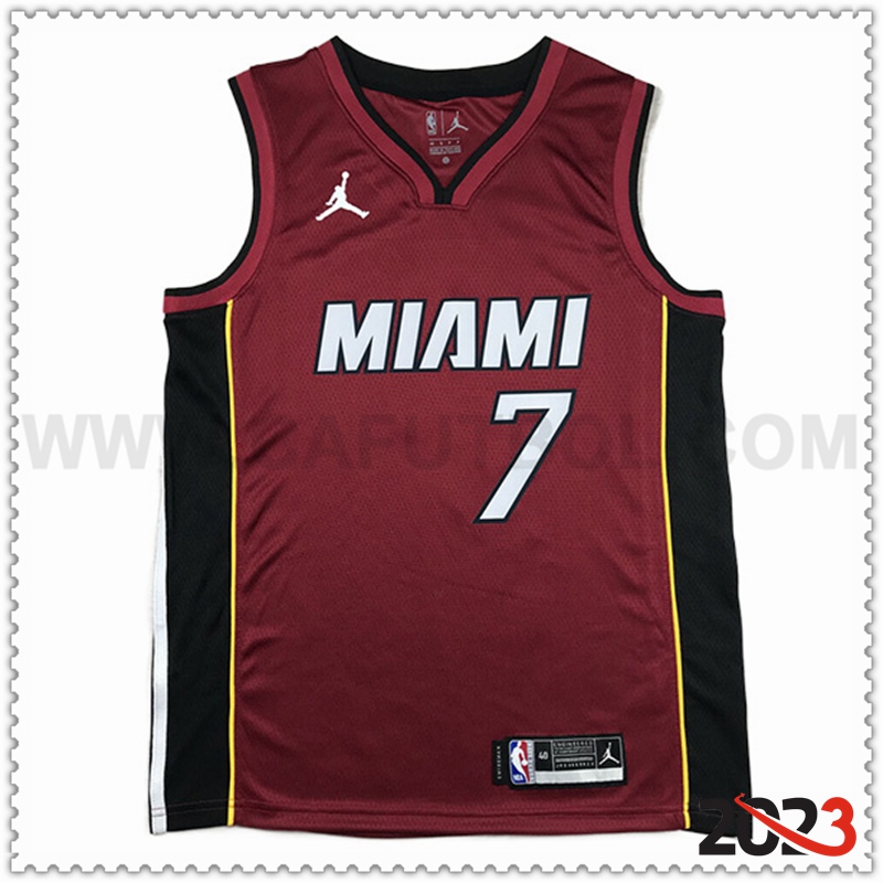 Camisetas Miami Heat (LOWRY #7) 2023/24 Rojo