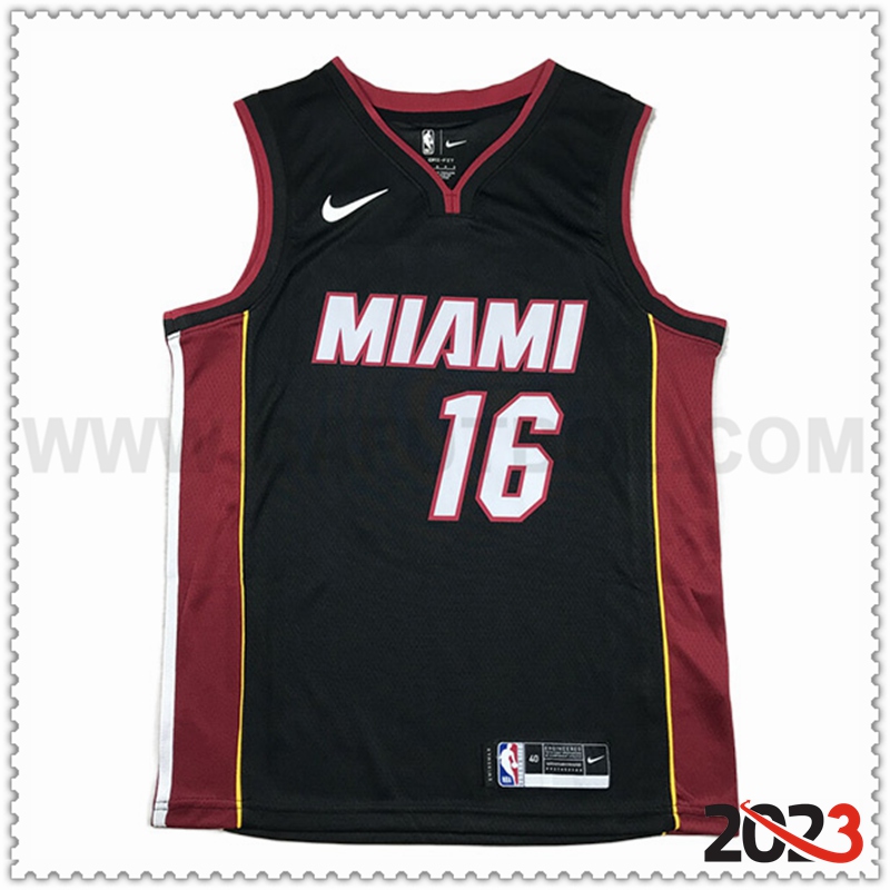 Camisetas Miami Heat (MARTIN #16) 2023/24 Negro