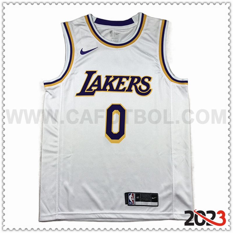 Camisetas Los Angeles Lakers (YOUNG #0) 2023/24 Blanco