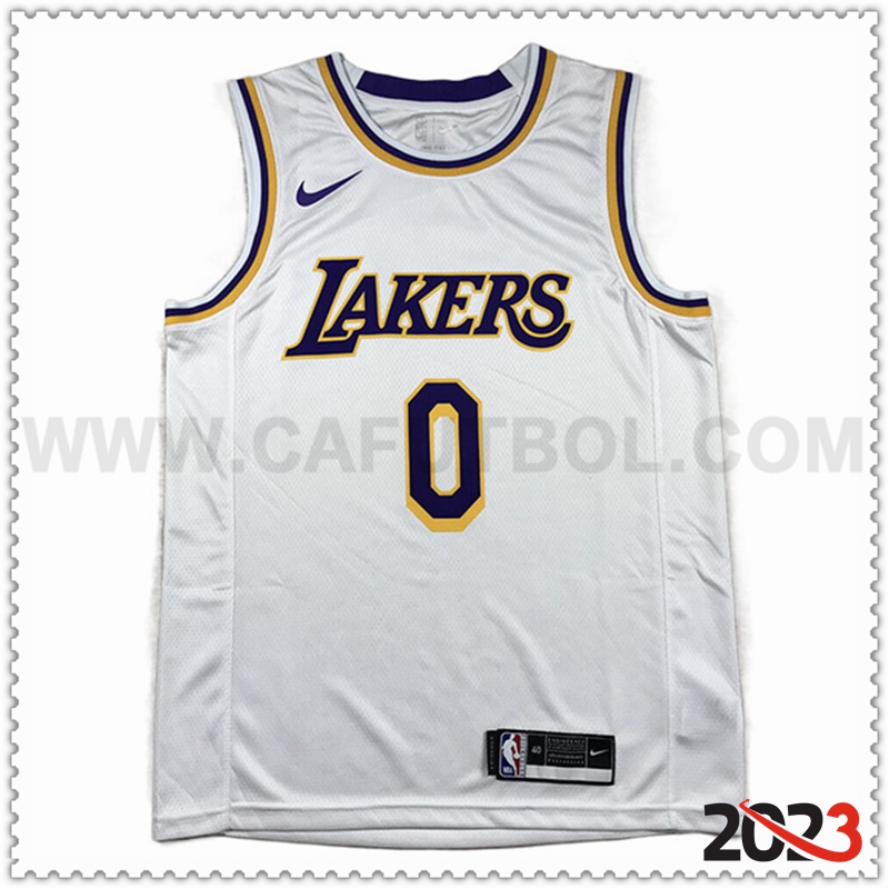 Camisetas Los Angeles Lakers (WESTBROOK #0) 2023/24 Blanco