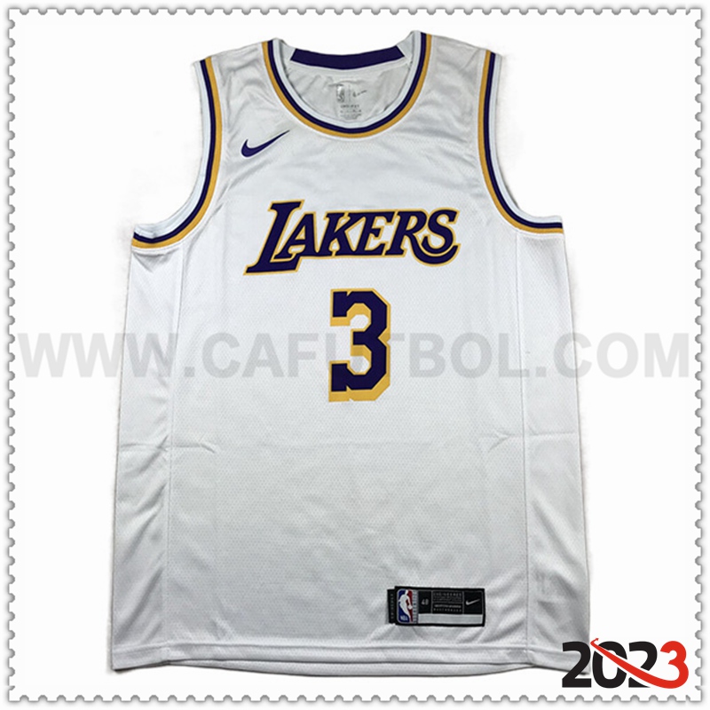 Camisetas Los Angeles Lakers (DAVIS #3) 2023/24 Blanco