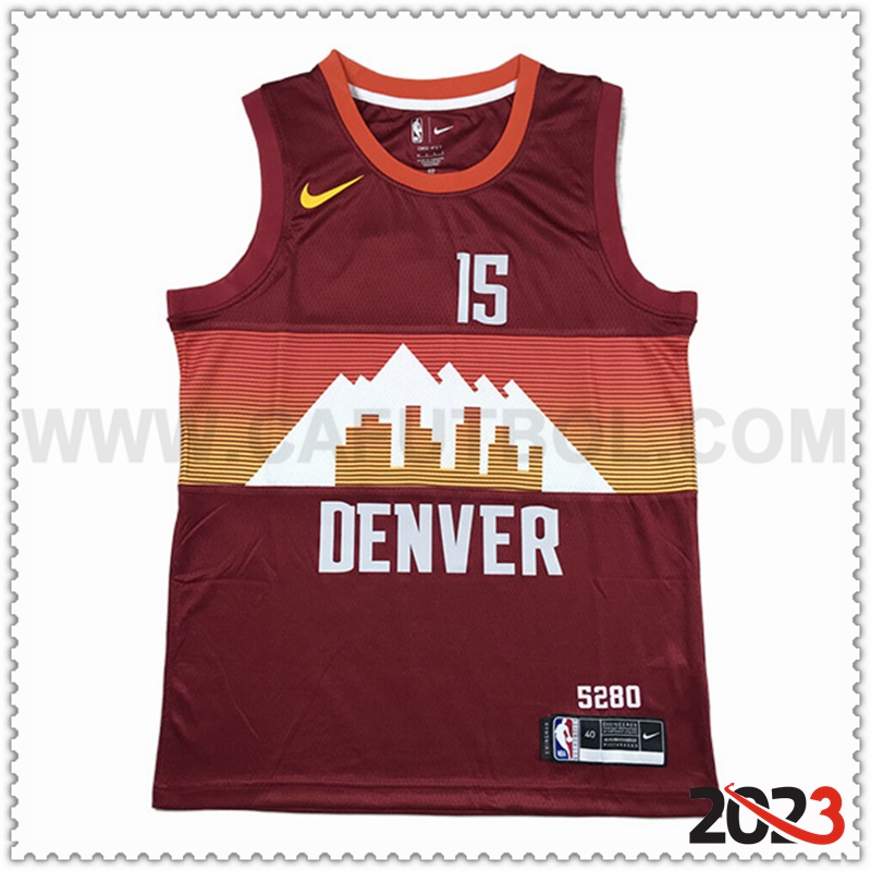 Camisetas Denver Nuggets (JOKIC #15) 2023/24 Rojo