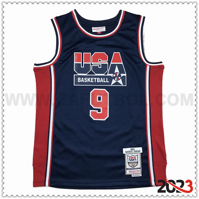 Camisetas USA (JORDAN #9) 2023/24 Azul marino