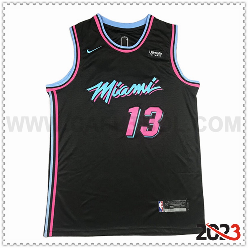 Camisetas Miami Heat (ADEBAYO #13) 2023/24 Negro