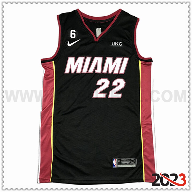 Camisetas Miami Heat (BUTLER #22) 2023/24 Negro -03