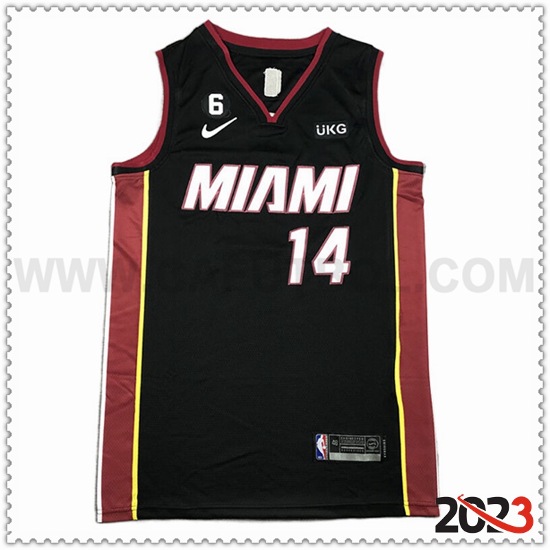 Camisetas Miami Heat (HERRO #14) 2023/24 Negro -03