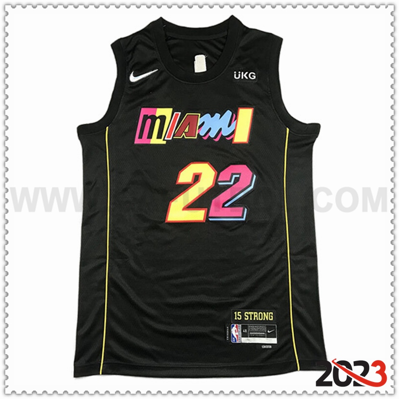 Camisetas Miami Heat (BUTLER #22) 2023/24 Negro -02