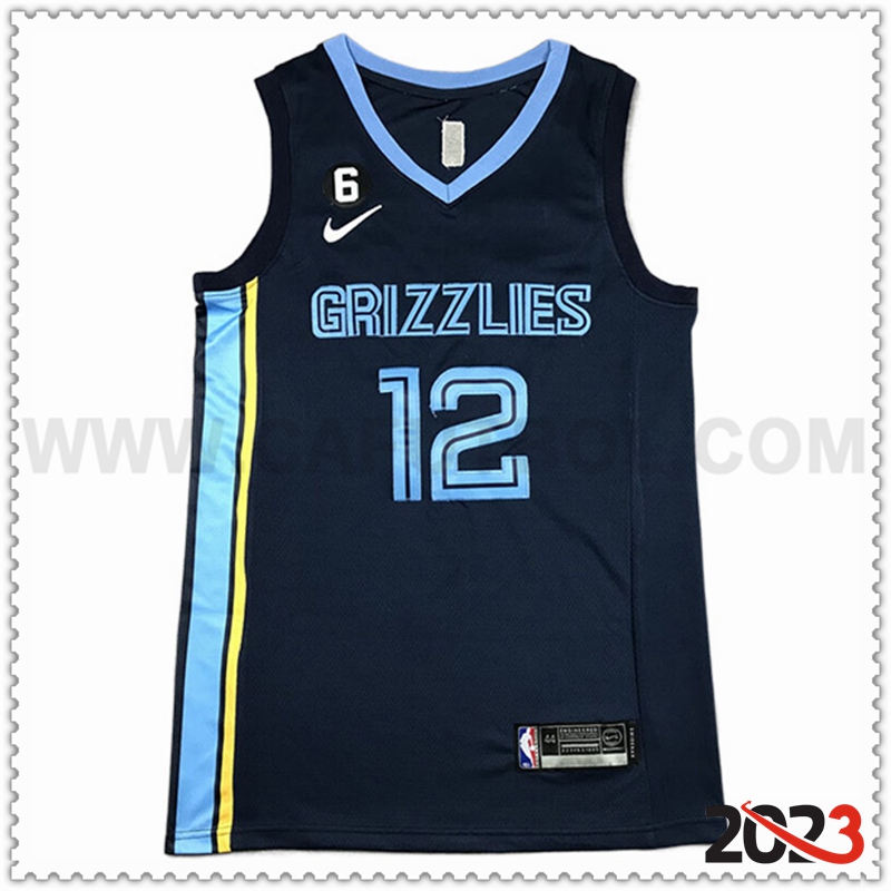 Camisetas Memphis Grizzlies (MORANT #12) 2023/24 Azul