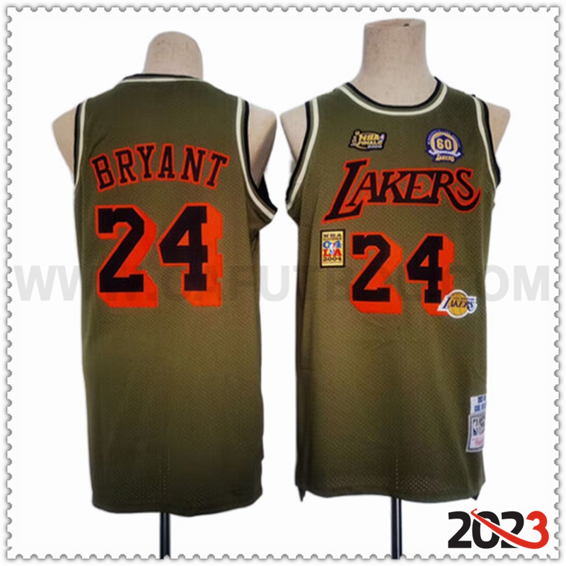 Camisetas Los Angeles Lakers (BRYANT #24) 2023/24 Marrón