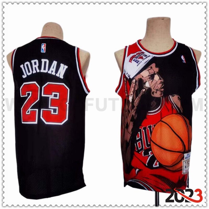 Camisetas Chicago Bulls (JORDAN #23) 2023/24 Negro -04