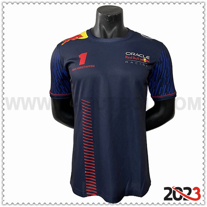 Camiseta de manga corta F1 RedBull Racing Team Azul marino 2023 -04