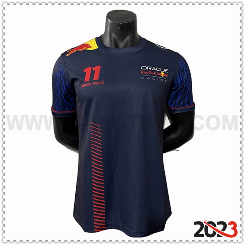 Camiseta de manga corta F1 RedBull Racing Team Azul marino 2023 -03