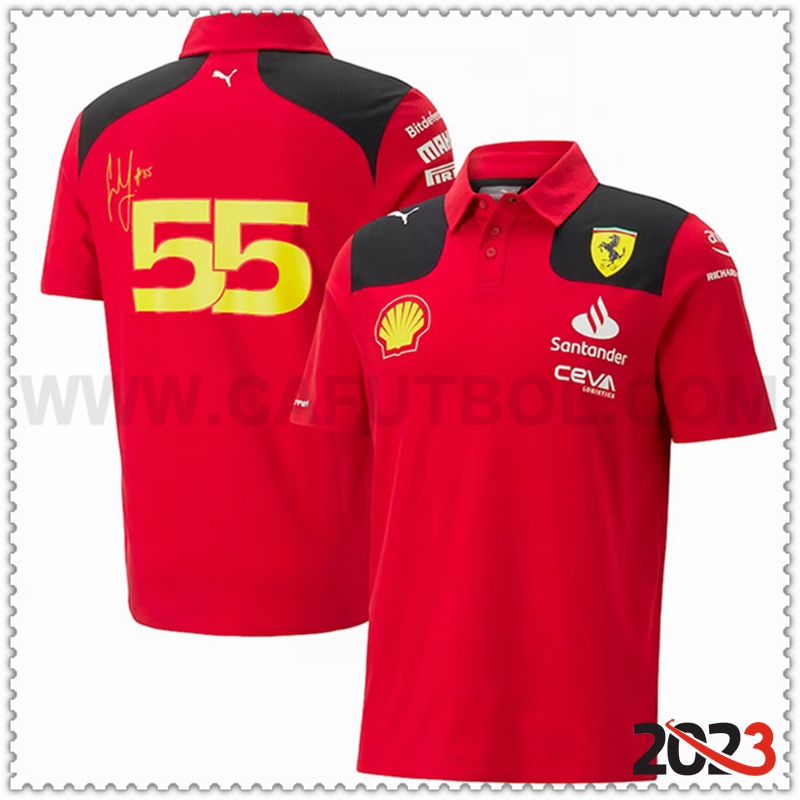 Polo F1 Scuderia Ferrari Team Rojo 2023 -02