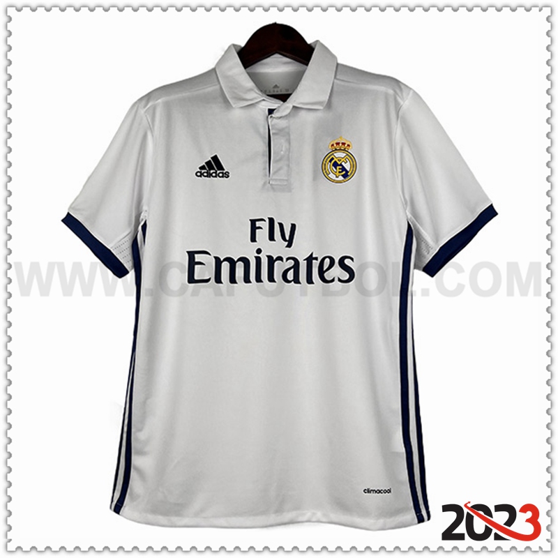 Primera Camiseta Retro Real Madrid 2016/2017