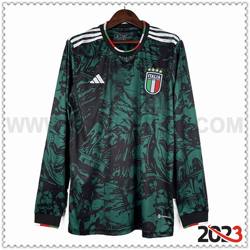 Camiseta Equipo Italia Mangas largas 2023 2024