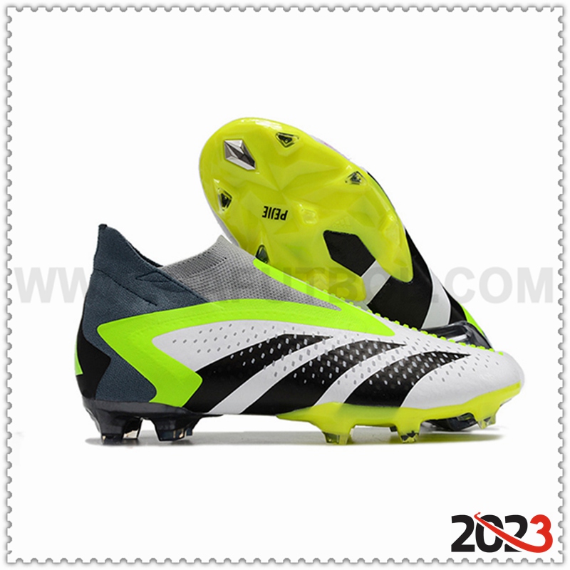 Adidas Zapatos de Futbol Predator Accuracy+ FG Boots Gris/Verde