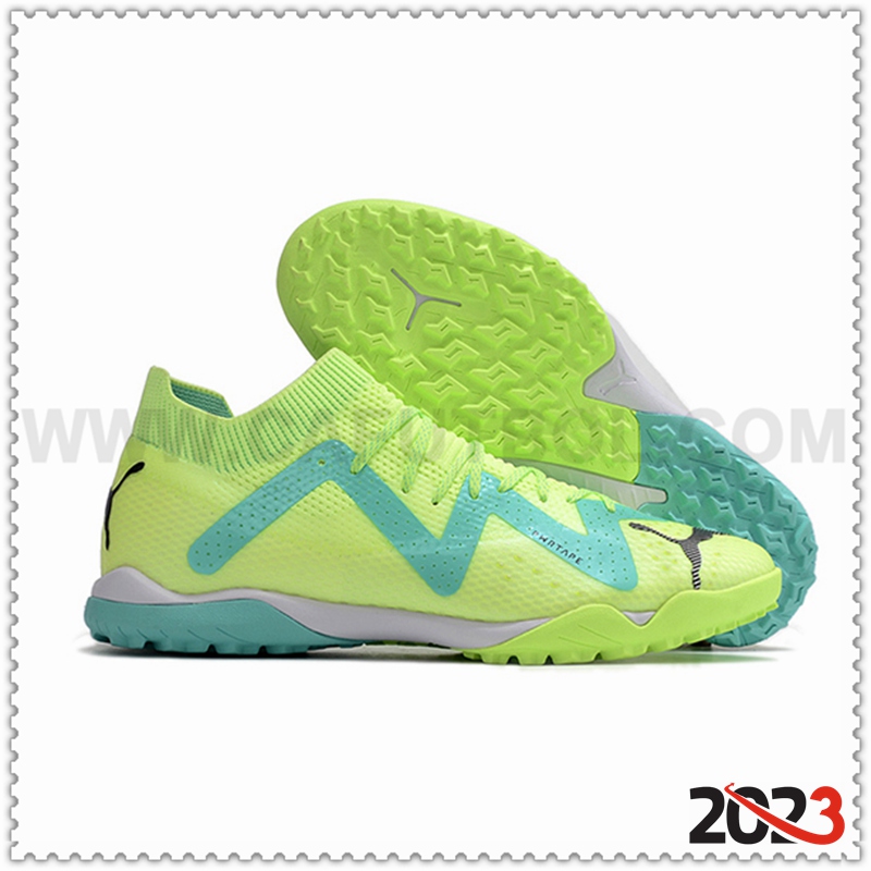 PUMA Zapatos de Futbol Future X Powercat Tokyo Match TF Verde