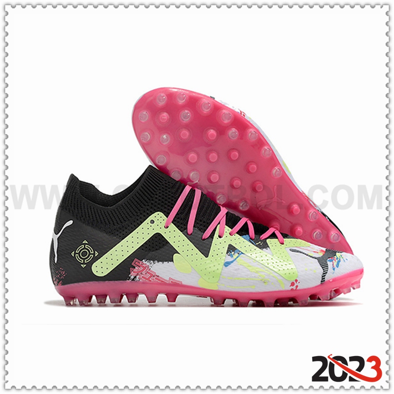 PUMA Zapatos de Futbol Puma Future Ultimate AG Negro/Blanco