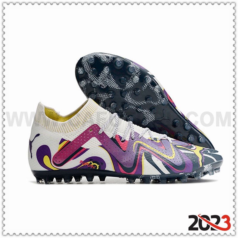 PUMA Zapatos de Futbol Puma Future Ultimate AG Blanco/Violeta