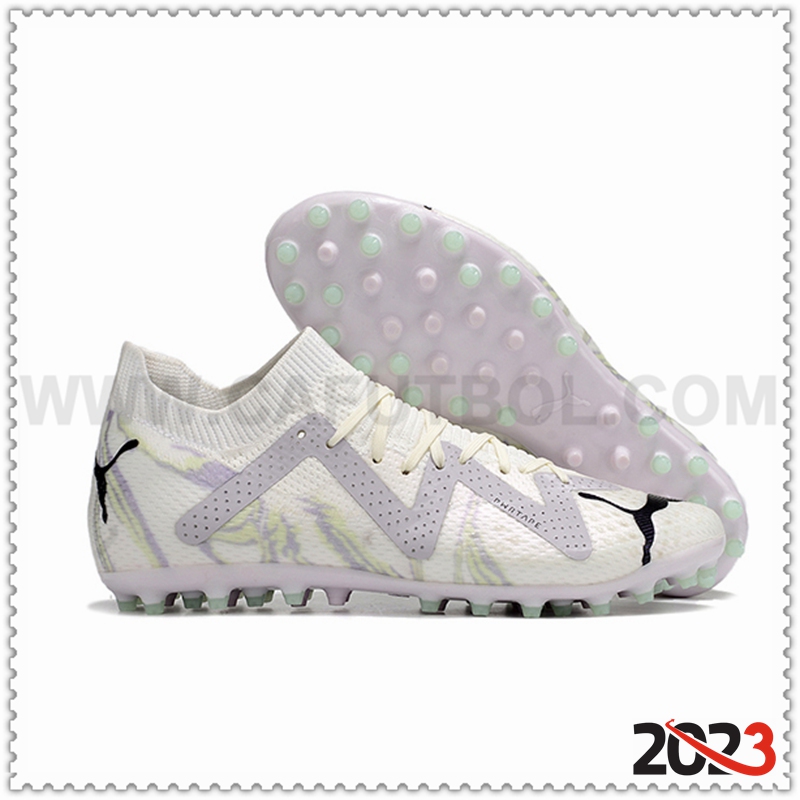 PUMA Zapatos de Futbol Puma Future Ultimate AG Blanco/Gris