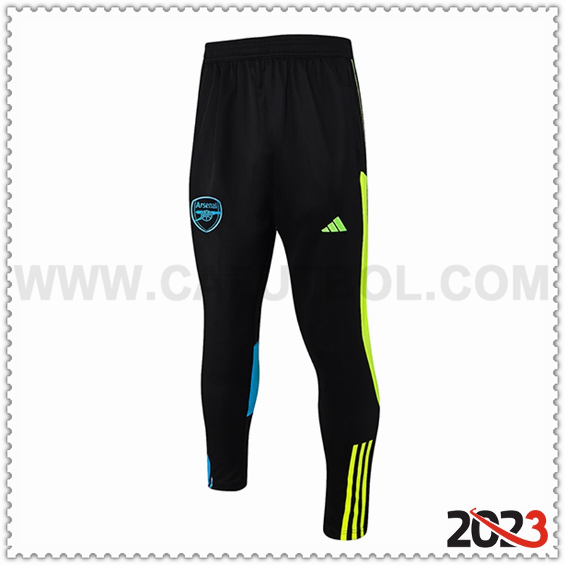 Pantalon Entrenamiento Arsenal Negro 2023 2024 -02