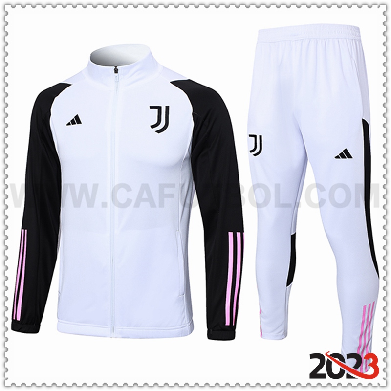 Chaqueta Chandal Futbol Juventus Blanco 2023 2024