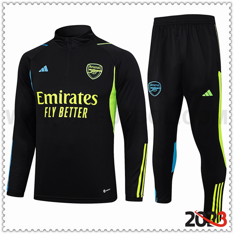 Chandal Futbol Arsenal Negro 2023 2024 -04