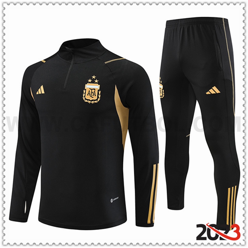 Chandal Futbol Argentina Negro 2023 2024