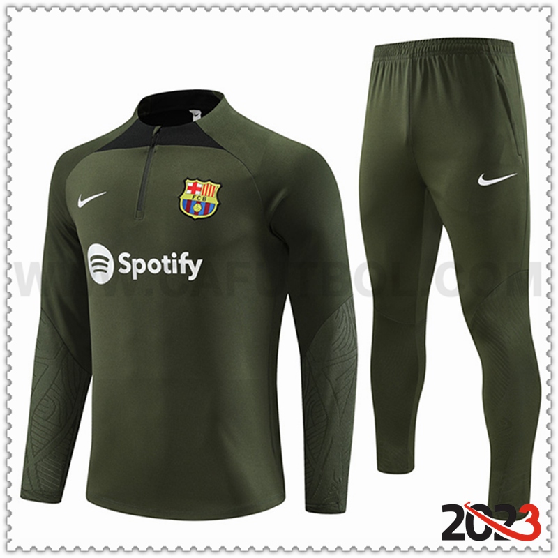 Chandal Futbol FC Barcelona Verde 2023 2024 -05