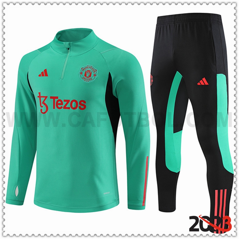 Chandal Futbol Manchester United Verde 2023 2024