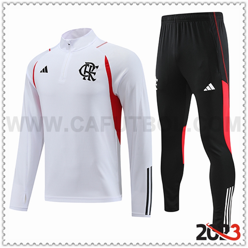 Chandal Futbol Flamengo Blanco 2023 2024