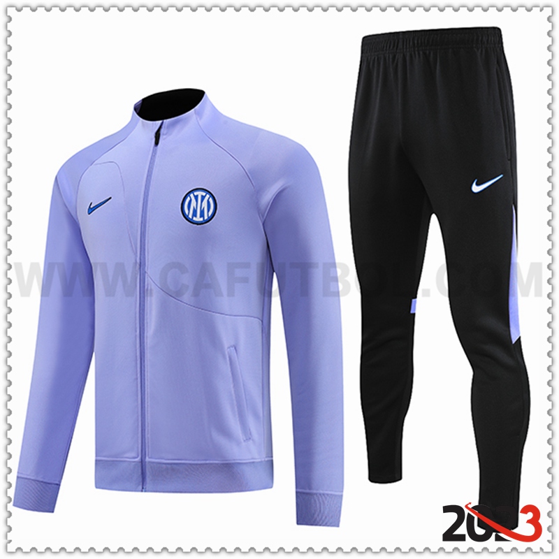 Chaqueta Chandal Futbol Inter Milan Violeta 2023 2024