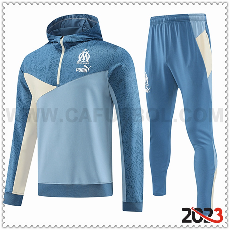 Chaqueta Con Capucha Chandal Inter Milan Azul Claro 2023 2024