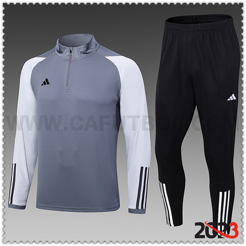 Chandal Futbol Adidas Ninos Gris 2023 2024