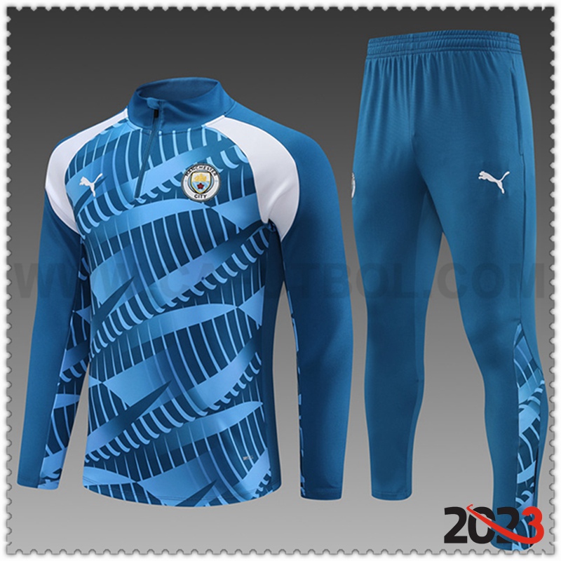 Chandal Futbol Manchester City Ninos Azul 2023 2024