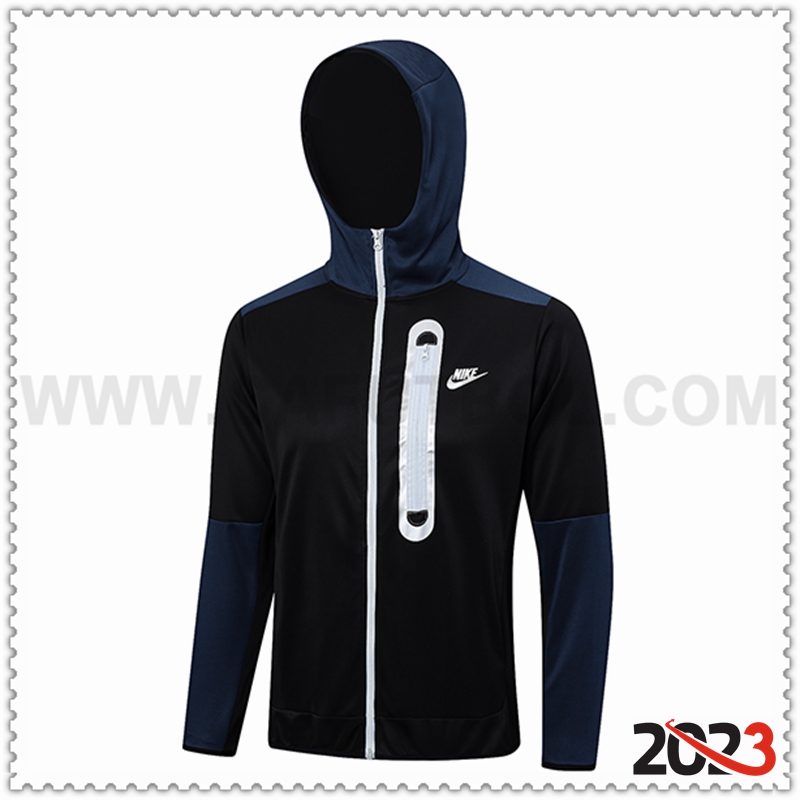 Chaqueta Con Capucha Nike Negro 2023 2024