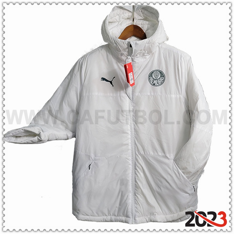 Chaqueta Con Capucha Palmeiras Blanco 2023 2024