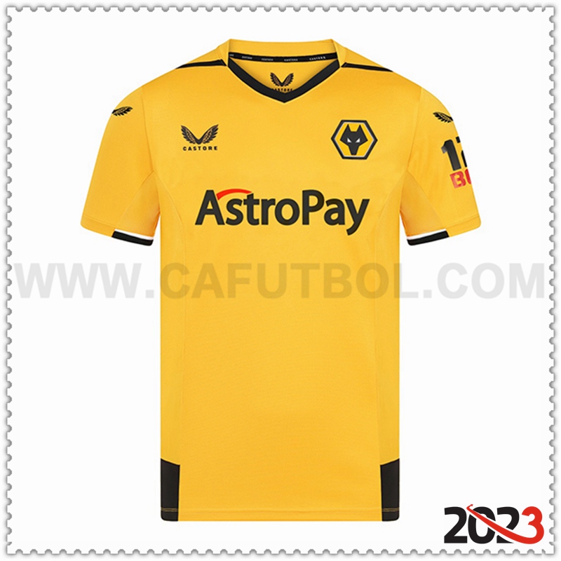 Primera Camiseta Futbol Wolves 2023 2024