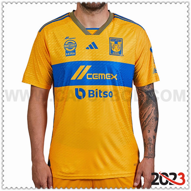 Primera Camiseta Futbol Tigres UANL 2023 2024