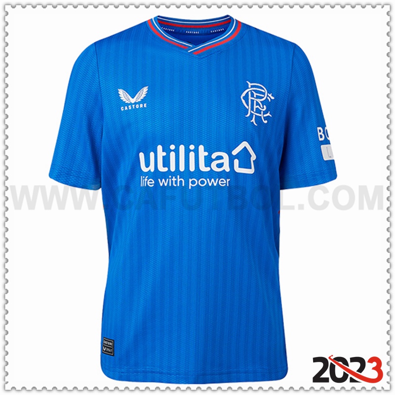 Primera Camiseta Futbol Rangers FC 2023 2024
