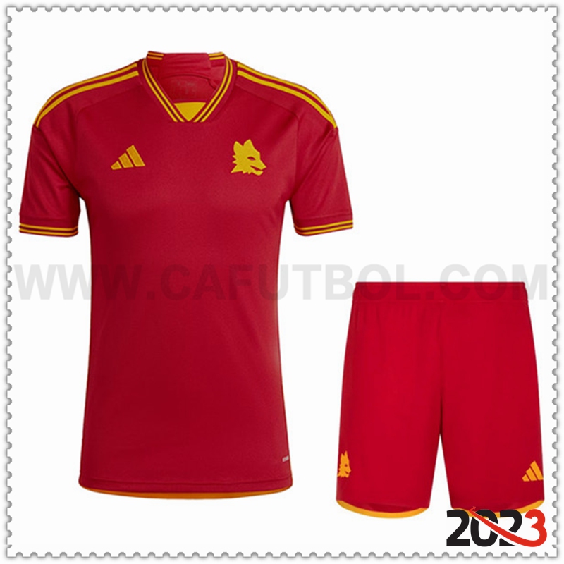 Primera Equipacion del AS Roma + Pantalones Cortos 2023 2024