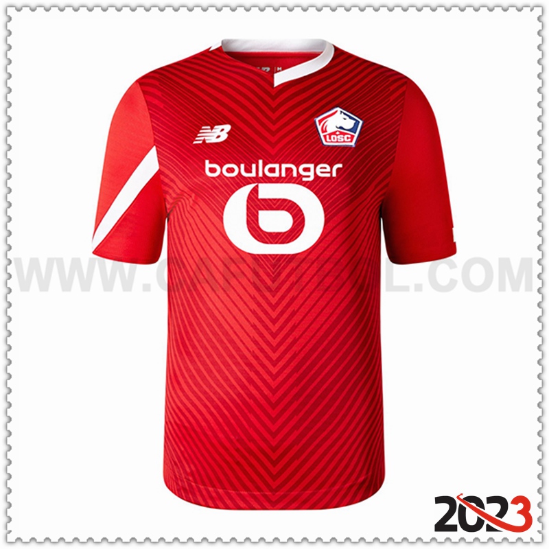 Primera Camiseta Futbol Lille LOSC 2023 2024