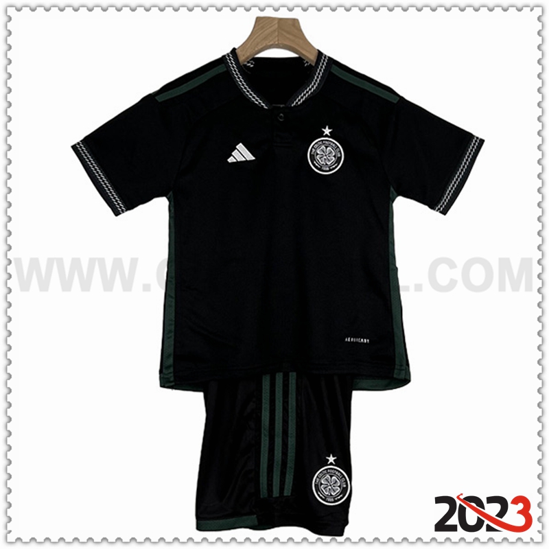 Segunda Equipacion del Celtic FC Ninos 2023 2024