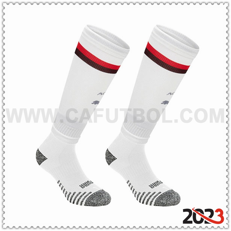 Segunda Calcetines de Futbol AC Milan 2023 2024