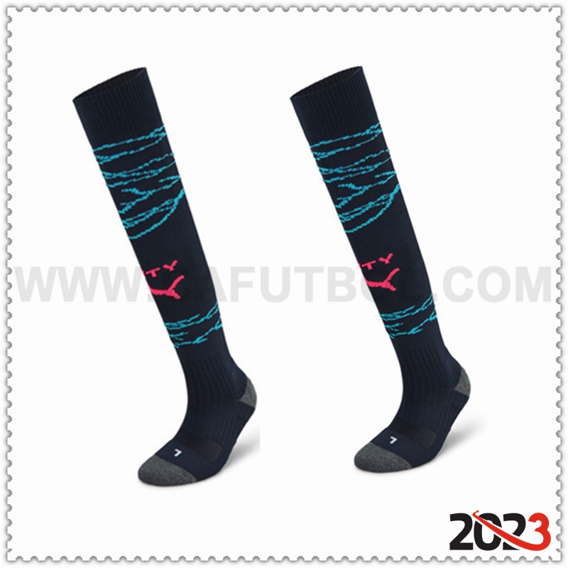 Tercera Calcetines de Futbol Manchester City 2023 2024